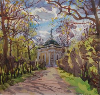 Painting Kuskovo in May-Day. Dobrovolskaya Gayane