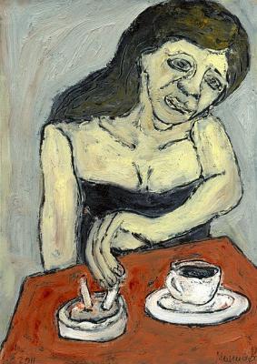 Coffee and cigarettes. Moniava Igor