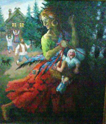 The witch stole the child. Yaguzhinskaya Anna