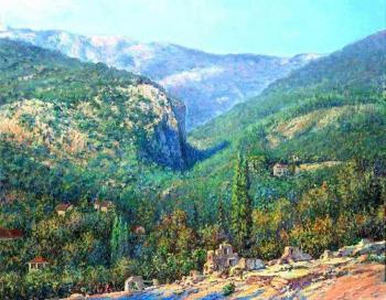 The Gorge Of Three Mountains. Panin Sergey