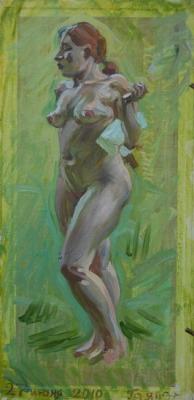 Standing Naked Girl (Plenair). Dobrovolskaya Gayane