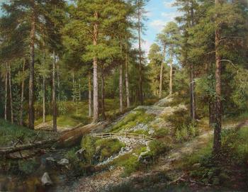 A spring is in a pine-wood (Artist Vitaly Zaycev). Zaytsev Vitaliy
