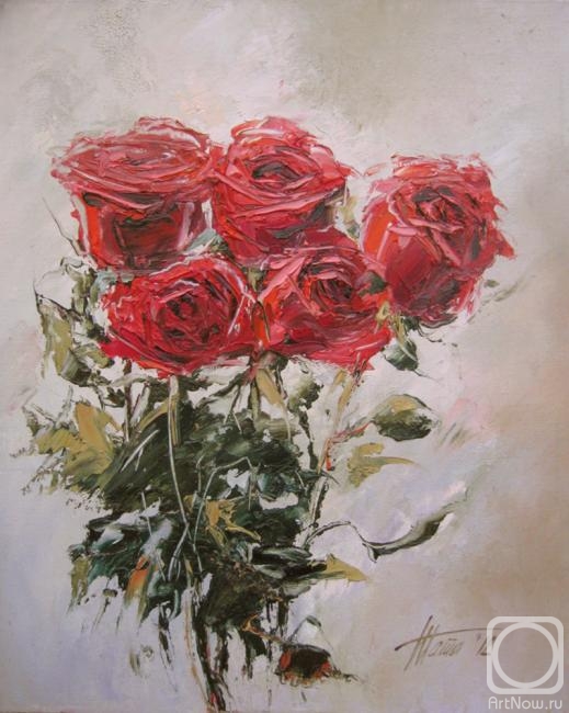 Tata Tatiana. Bouquet of red roses