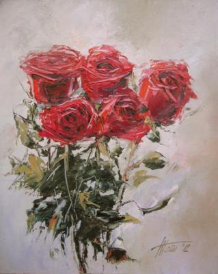 Bouquet of red roses. Tata Tatiana