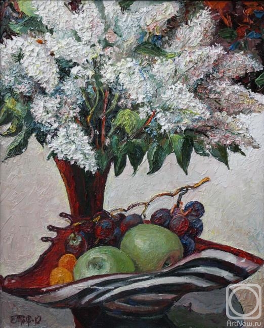 Trofimov Evgeniy. Still life with white lilacs