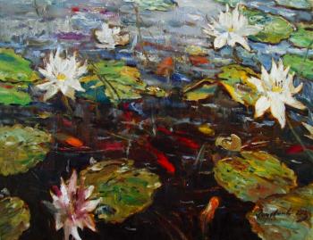 Lilies and fish. Ahmetvaliev Ildar