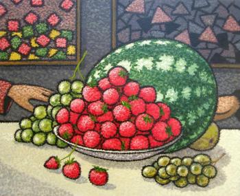 Still life with strawberries. Sizonenko Iouri