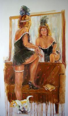 At the mirror. Byekasova Lyudmyla