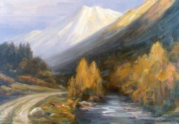 In the caucasus mountains. Autumn colors. Ivanov Victor