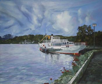 Painting Steamboat. Aronov Aleksey