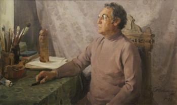 Portrait of the artist Shchupak. Kovinin Valery