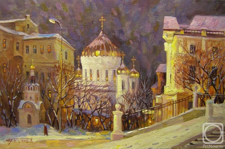 Gerasimov Vladimir. Moscow. Znamenka (from the Vagankovsky hill)