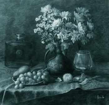 Still life with grapes. Dobrodeeva Nadezhda