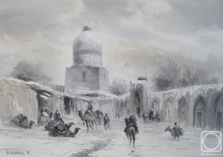 Mukhamedov Ulugbek. Caravanserai in Bukhara