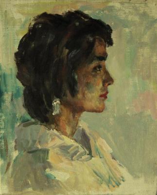 Portrait of a Girl. Rubinshtein David