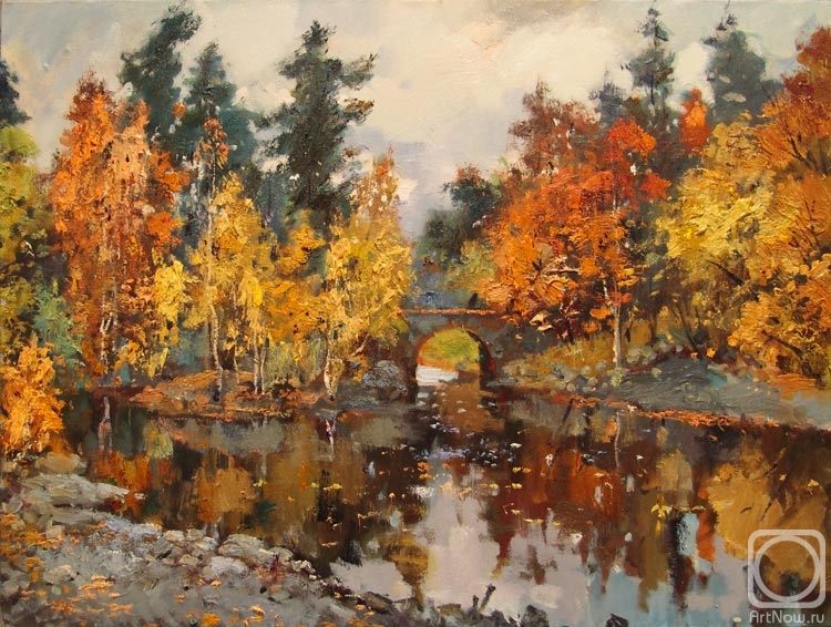 Lukash Anatoliy. Valaam. Landscape with reflection