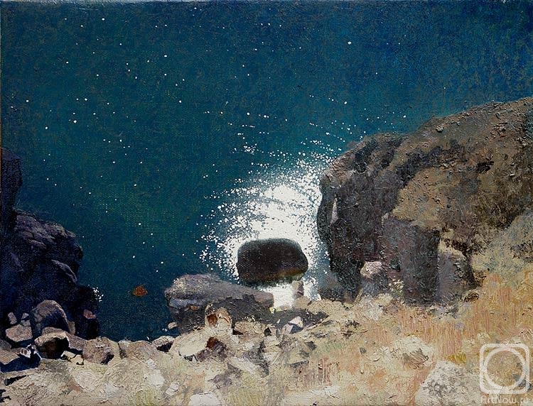 Kozlov Peter. A stone in the sea