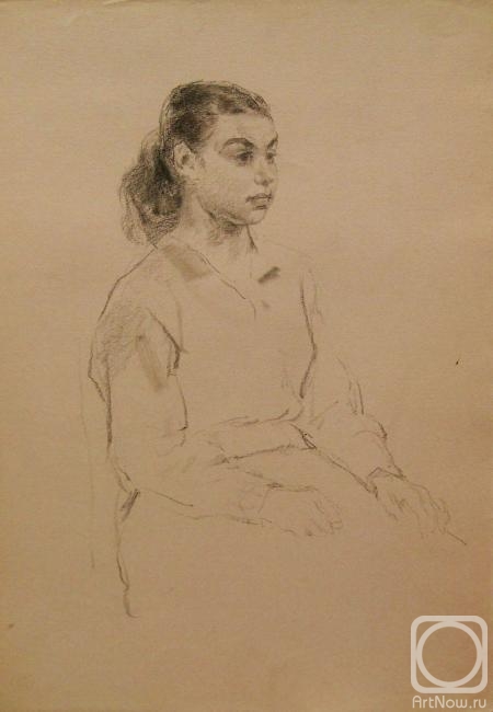 Rubinshtein David. Portrait of a Girl
