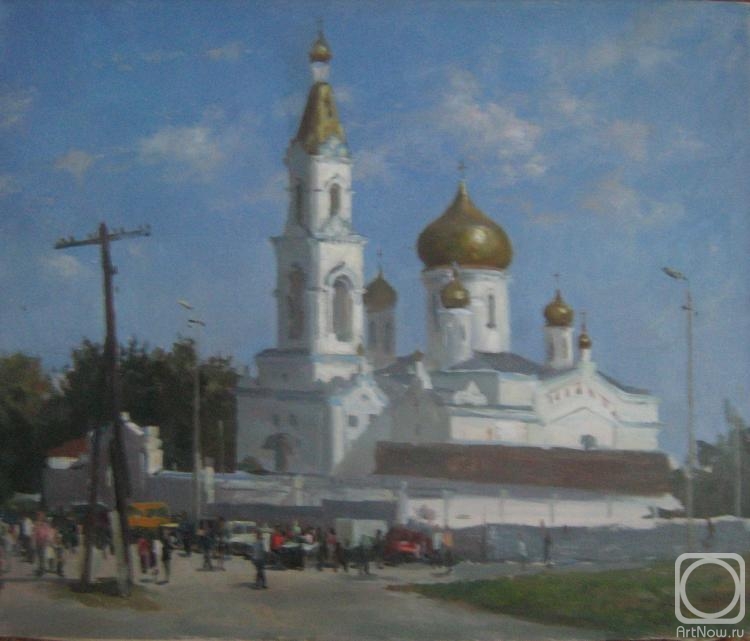 Saprunov Sergey. Church in the village of Moskovskoe