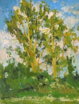 Golden poplars. Kharchenko Victoria