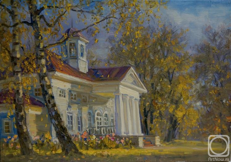 Nesterov Vasiliy. Autumn in Zakharovo