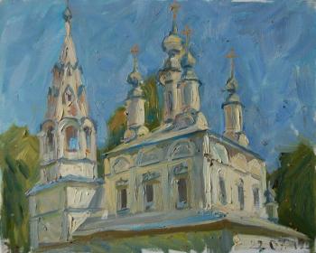 Painting Veliky Ustiugh, The Church. Dobrovolskaya Gayane