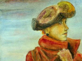 Portrait of a person in a hat. Fedorov Filipp