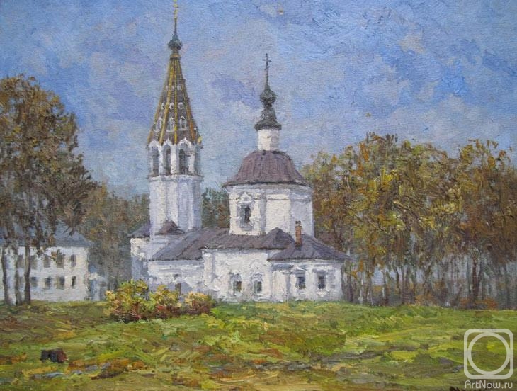 Картина плес церковь. Левитан Церковь в Плесе картина. Плес Церковь Глазунов.