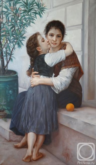 ������� ������ �� ������. �������� ��������. Adolphe Williams Bouguereau Calinerie