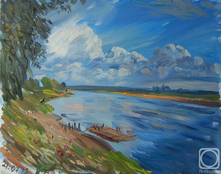 Dobrovolskaya Gayane. Veliky Ustiugh, River Sukhona, summer