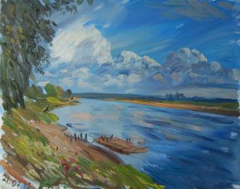 Veliky Ustiugh, River Sukhona, summer. Dobrovolskaya Gayane