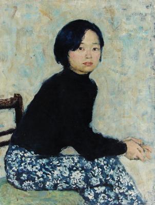 Portrait of the Chinese girl. Panov Igor