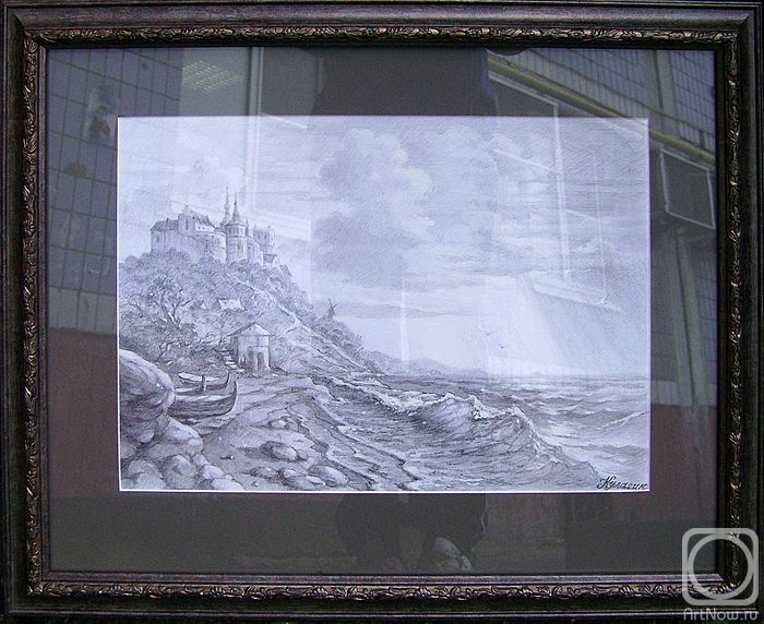 Kulagin Oleg. The castle on the sea shore. View from the touch