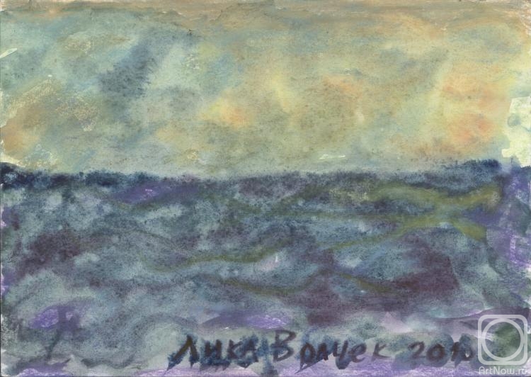 Volchek Lika. golden sunset