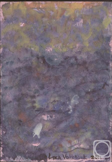 Volchek Lika. Golden haze on the Bay