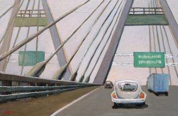 Monakhov Ruben Yurievich. Ring Road. The Cable-stayed bridge