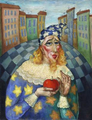 Podgaevskaya Marina . Blue clown