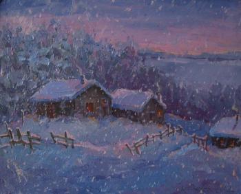 the snow is back. Kleymenova Elena