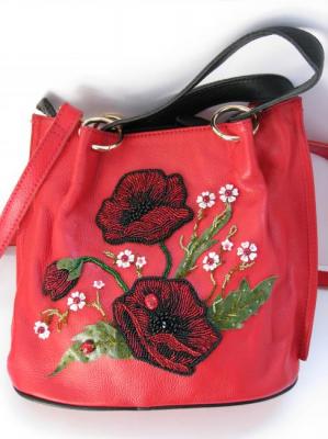 Woman bag" Poppy". Ovintsovskaya Svetlana
