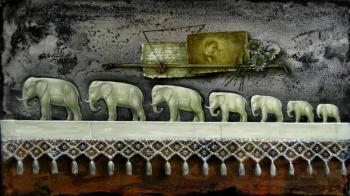 Elephants of Happiness. Krasavin-Belopolskiy Yury