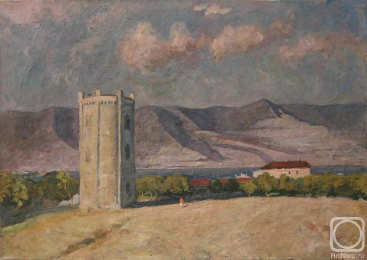 Tevtoradze Vasiliy. Landscape with water tower