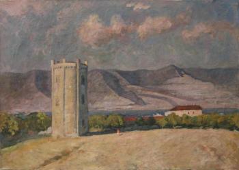 Landscape with water tower. Tevtoradze Vasiliy