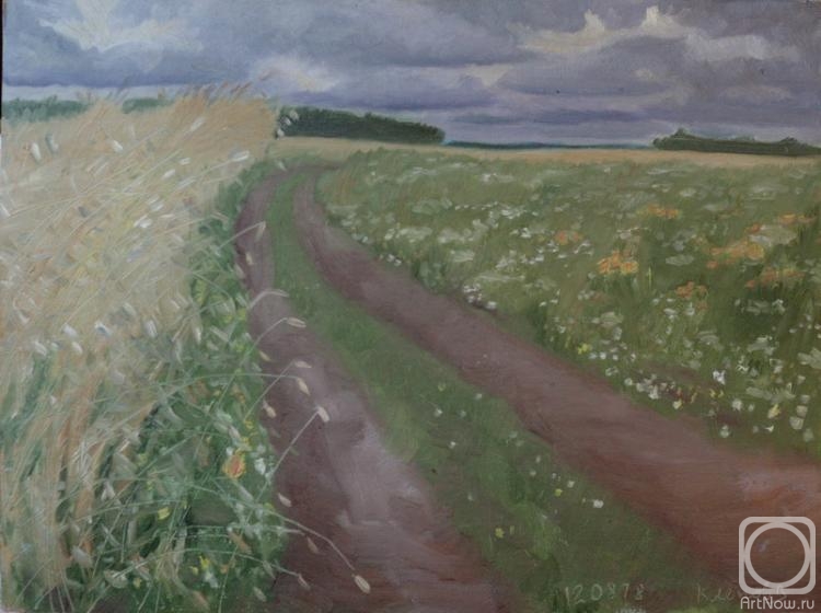 Klenov Valeriy. The edge of the field. Wheat