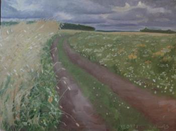 The edge of the field. Wheat. Klenov Valeriy
