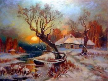 Winter evening. Braginsky Robert