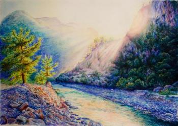 Mountain river. Abramova Anna