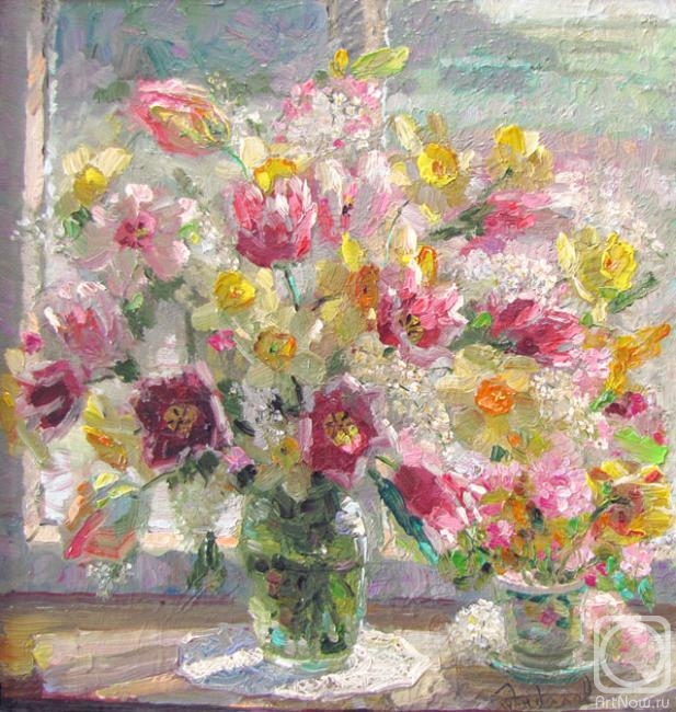 Zundalev Viktor. Bouquet of tulips
