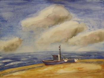 573 (Seascape with clouds). Lukaneva Larissa