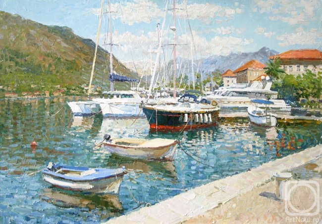 Lyakhovich Sergey. LS5 Embankment of Kotor. Montenegro
