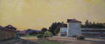 In the evening at the farm (etude)
